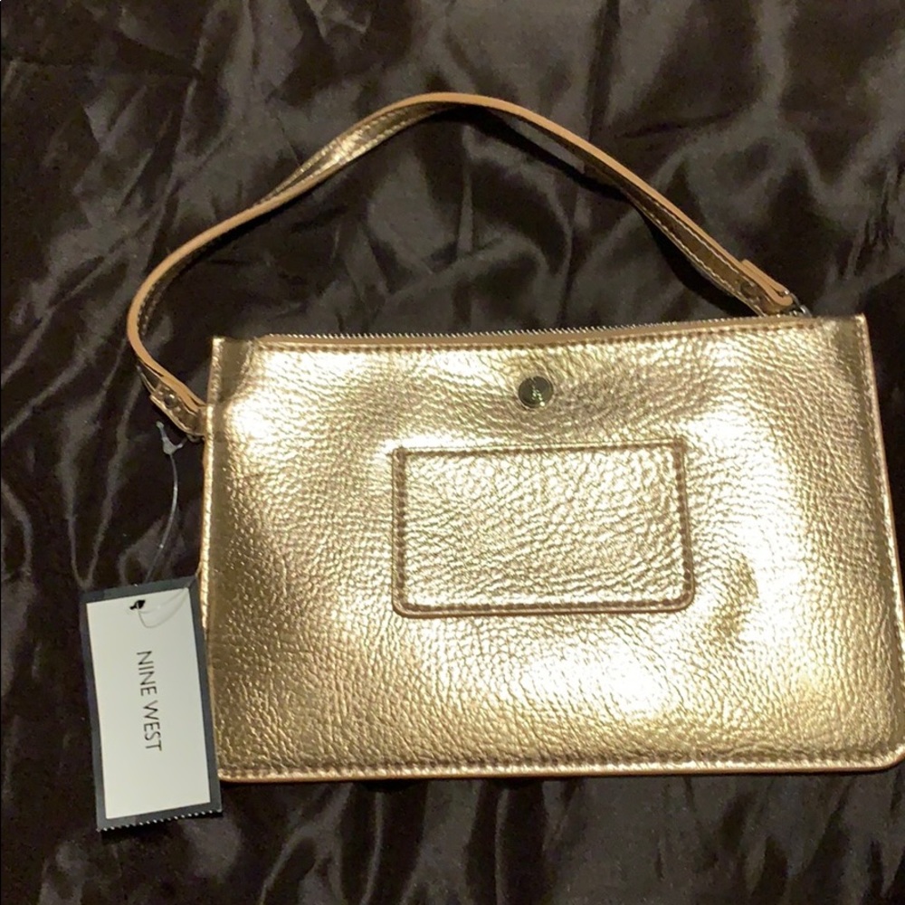 Rose gold wristlet